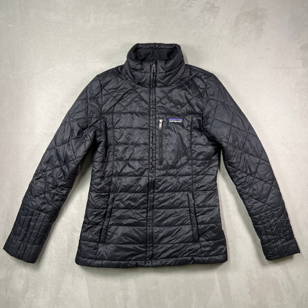 Patagonia Radalie Jacket Womens XS Black Full Zip‎ Quilted Insulated Outdoor